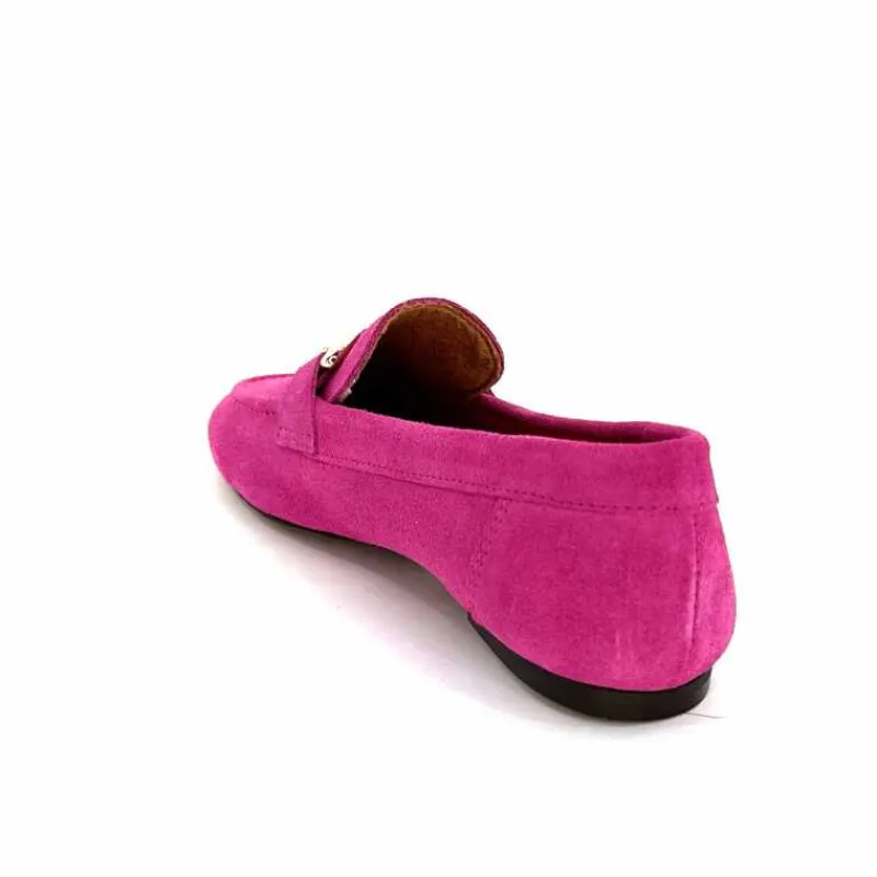 Basic|Mocassins<Ivoire0209b Mocassins Ivoire 12807 Daim Fuchsia Fushia