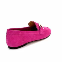 Basic|Mocassins<Ivoire0209b Mocassins Ivoire 12807 Daim Fuchsia Fushia