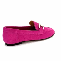 Basic|Mocassins<Ivoire0209b Mocassins Ivoire 12807 Daim Fuchsia Fushia