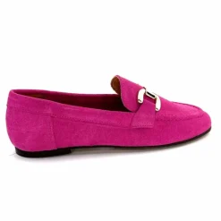 Basic|Mocassins<Ivoire0209b Mocassins Ivoire 12807 Daim Fuchsia Fushia