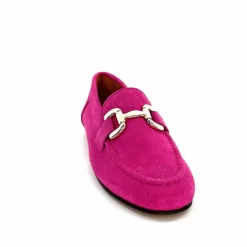 Basic|Mocassins<Ivoire0209b Mocassins Ivoire 12807 Daim Fuchsia Fushia