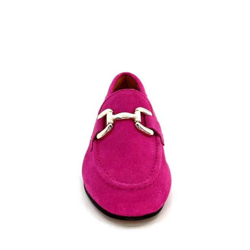 Basic|Mocassins<Ivoire0209b Mocassins Ivoire 12807 Daim Fuchsia Fushia