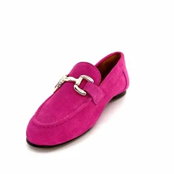 Basic|Mocassins<Ivoire0209b Mocassins Ivoire 12807 Daim Fuchsia Fushia