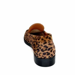 Animalier|Elégant<Ivoire0209b Mocassins Ivoire 13374 Daim Léo Léopard