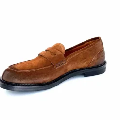 Masculin|Mocassins<Ivoire0156 Mocassins Ivoire 9000 Daim Faggio Marron