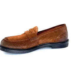 Masculin|Mocassins<Ivoire0156 Mocassins Ivoire 9000 Daim Faggio Marron