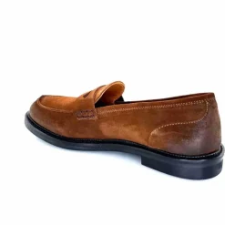 Masculin|Mocassins<Ivoire0156 Mocassins Ivoire 9000 Daim Faggio Marron