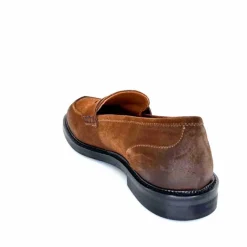 Masculin|Mocassins<Ivoire0156 Mocassins Ivoire 9000 Daim Faggio Marron