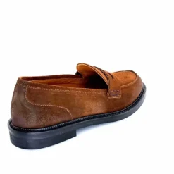 Masculin|Mocassins<Ivoire0156 Mocassins Ivoire 9000 Daim Faggio Marron