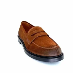 Masculin|Mocassins<Ivoire0156 Mocassins Ivoire 9000 Daim Faggio Marron