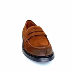 Masculin|Mocassins<Ivoire0156 Mocassins Ivoire 9000 Daim Faggio Marron