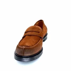 Masculin|Mocassins<Ivoire0156 Mocassins Ivoire 9000 Daim Faggio Marron
