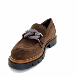 Masculin|Mocassins<Ivoire0351a Mocassins Ivoire 2546395 Daim Marron