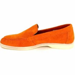 Basic|Mocassins<Ivoire0209b Mocassins Ivoire 12851 Daim Orange