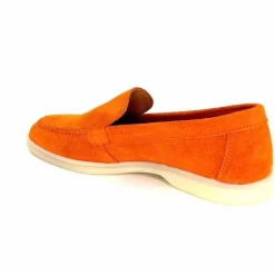 Basic|Mocassins<Ivoire0209b Mocassins Ivoire 12851 Daim Orange