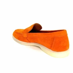 Basic|Mocassins<Ivoire0209b Mocassins Ivoire 12851 Daim Orange