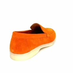 Basic|Mocassins<Ivoire0209b Mocassins Ivoire 12851 Daim Orange