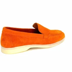 Basic|Mocassins<Ivoire0209b Mocassins Ivoire 12851 Daim Orange
