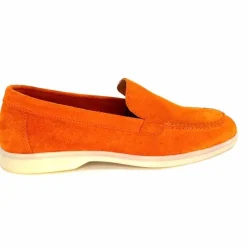 Basic|Mocassins<Ivoire0209b Mocassins Ivoire 12851 Daim Orange