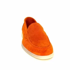 Basic|Mocassins<Ivoire0209b Mocassins Ivoire 12851 Daim Orange