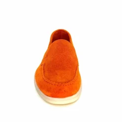 Basic|Mocassins<Ivoire0209b Mocassins Ivoire 12851 Daim Orange