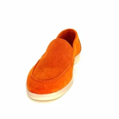Basic|Mocassins<Ivoire0209b Mocassins Ivoire 12851 Daim Orange