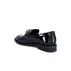 Masculin|Elégant<Ivoire0236a Mocassins Ivoire 77502 Falconi Cuir Vernis Noir