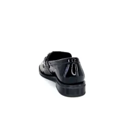 Masculin|Elégant<Ivoire0236a Mocassins Ivoire 77502 Falconi Cuir Vernis Noir