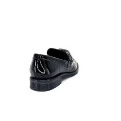 Masculin|Elégant<Ivoire0236a Mocassins Ivoire 77502 Falconi Cuir Vernis Noir