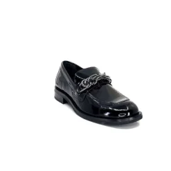Masculin|Elégant<Ivoire0236a Mocassins Ivoire 77502 Falconi Cuir Vernis Noir