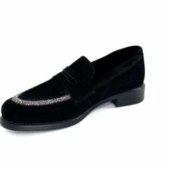 Elégant|Bijoux<We Do Mocassins Ivoire 11302 J Veau Velour Noir