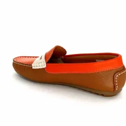 Fantaisie|Mocassins<Ivoire0209b Mocassins Ivoire 10322 Sauvage Cuir Marron Beige Orange