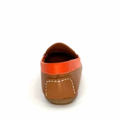 Fantaisie|Mocassins<Ivoire0209b Mocassins Ivoire 10322 Sauvage Cuir Marron Beige Orange