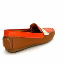 Fantaisie|Mocassins<Ivoire0209b Mocassins Ivoire 10322 Sauvage Cuir Marron Beige Orange