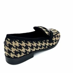Masculin|Mocassins<Ivoire0317a Mocassins Ivoire 2230127 Textile Beige Noir