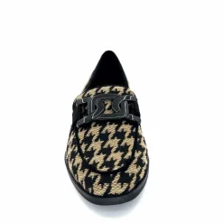 Masculin|Mocassins<Ivoire0317a Mocassins Ivoire 2230127 Textile Beige Noir