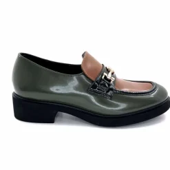 Bijoux|Mocassins<Ivoire0130a Mocassins Ivoire 845328 &amp; Marron Vert