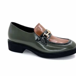 Bijoux|Mocassins<Ivoire0130a Mocassins Ivoire 845328 &amp; Marron Vert