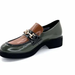 Bijoux|Mocassins<Ivoire0130a Mocassins Ivoire 845328 &amp; Marron Vert