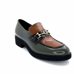 Bijoux|Mocassins<Ivoire0130a Mocassins Ivoire 845328 &amp; Marron Vert