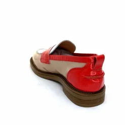 Masculin|Mocassins<Ivoire0104a Mocassins Ivoire A53115 Cuir Vernis Beige Blanc Corail