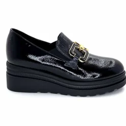 Compensées & Plateformes|Bijoux<Ivoire0130a Mocassins Ivoire 3a5452 Vernis Noir