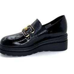 Compensées & Plateformes|Bijoux<Ivoire0130a Mocassins Ivoire 3a5452 Vernis Noir