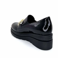 Compensées & Plateformes|Bijoux<Ivoire0130a Mocassins Ivoire 3a5452 Vernis Noir