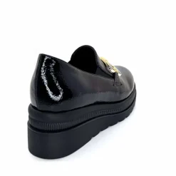 Compensées & Plateformes|Bijoux<Ivoire0130a Mocassins Ivoire 3a5452 Vernis Noir