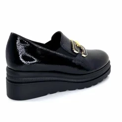 Compensées & Plateformes|Bijoux<Ivoire0130a Mocassins Ivoire 3a5452 Vernis Noir