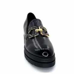 Compensées & Plateformes|Bijoux<Ivoire0130a Mocassins Ivoire 3a5452 Vernis Noir