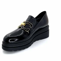 Compensées & Plateformes|Bijoux<Ivoire0130a Mocassins Ivoire 3a5452 Vernis Noir