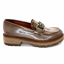 Masculin|Mocassins<Ivoire0036a Mocassins Ivoire Cv5055 Cuir Vernis Taupe