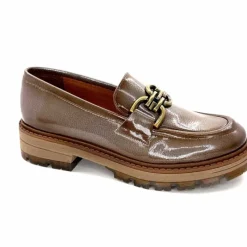 Masculin|Mocassins<Ivoire0036a Mocassins Ivoire Cv5055 Cuir Vernis Taupe